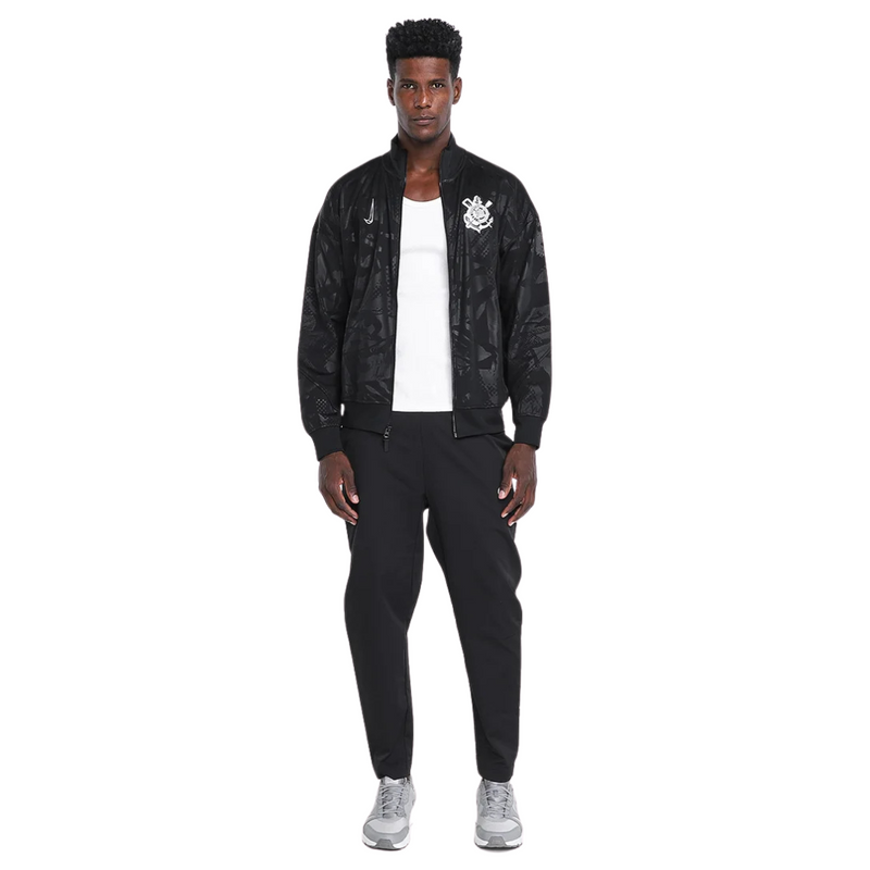Jaqueta III Corinthians 24/25 Masculina - Preto
