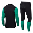 Conjunto Real Betis Zíper Curto Preto e Verde