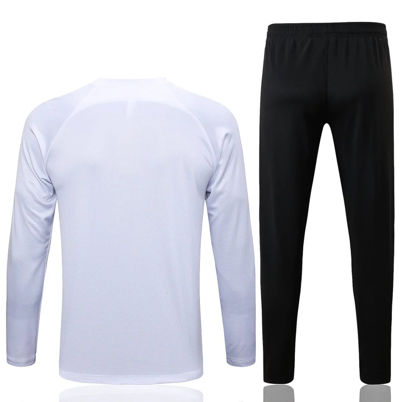 Conjunto Corinthians Zíper Curto 2023/24 - Branco e Dourado